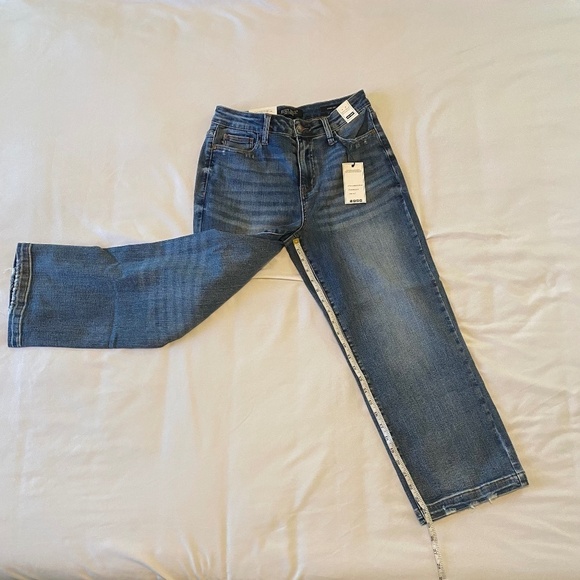 NWT-Judy‎ Blue-Look at Me Now-Hi Rise-Wide Leg-Vintage Wash Jeans-Sz 5/27 - Picture 6 of 6